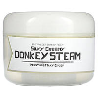 Корейское увлажняющее средство Elizavecca, Donkey Piggy, Silky Creamy Donkey Steam, Moisture Milky Cream, 3.53