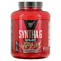 Изолят сывороточного протеина BSN, Syntha-6 Isolate, Protein Powder Drink Mix, Strawberry Milkshake, 4,02