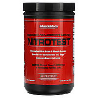 Стимулятор MuscleMeds, Nitrotest, андрогенный предтренировочный комплекс, арбуз, 468 г (16,51 унции) Доставка