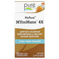 Грибная смесь Pure Essence, MyPure, MYcoMune 4X, 30 Vegi-Caps Доставка від 14 днів - Оригинал