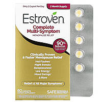 Женское гормональное средство Estroven, комплексное многосимптомное средство от менопаузы, 60 капсул Доставка