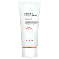 Солнцезащитное средство для лица CosRx, Vitamin E, Vitalizing Sunscreen, SPF 50+, 1.69 fl oz (50 ml) Доставка