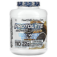 Ізолят сироваткового протеїну VMI Sports, ProtoLyte, 100% Whey Isolate, Peanut Butter Cookies + Cream, 4.6 lb (2,089 g), оригінал.