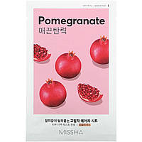 Увлажняющая маска Missha, Airy Fit Beauty Sheet Mask, Pomegranate, 1 Sheet, 19 g Доставка від 14 днів -