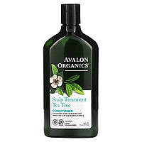 Кондиционер для волос Avalon Organics, кондиционер, уход за кожей головы, чайное дерево, 11 унций (312 г)