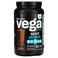 Растительный протеин Vega, Sport, Premium Protein Powder на растительной основе, шоколад, 1 фунт 13,5 унции