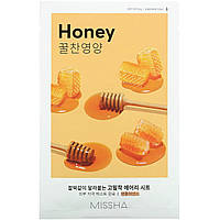 Увлажняющая маска Missha, Airy Fit Beauty Sheet Mask, Honey, 1 Sheet, 19 g Доставка від 14 днів - Оригинал