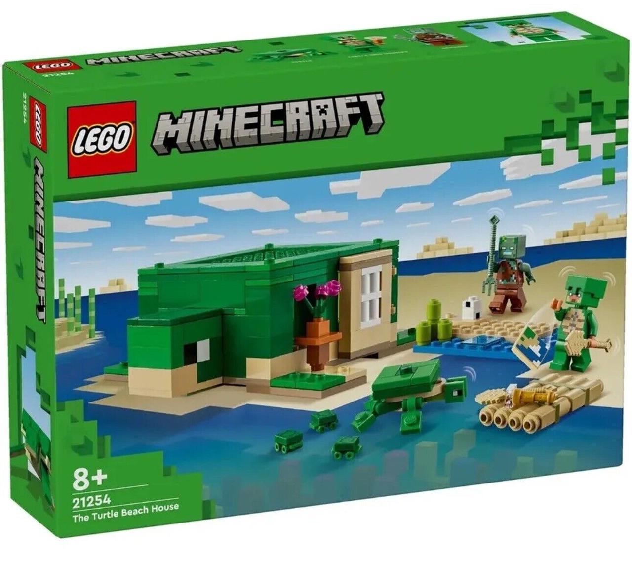 Lego Minecraft Пляжний будинок у формі черепахи 21254, фото 1