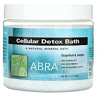 Для минерализации ванны Abracadabra, Abra Therapeutics, Cellular Detox Bath, Grapefruit & Juniper, 17 oz (482