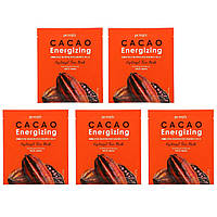 Увлажняющая маска Petitfee, Cacao Energizing Hydrogel Face Mask, 5 Pack, 1.12 oz (32 g) Доставка від 14 днів -