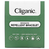 Репелент від комах Cliganic, Mosquito Repellent Bracelet, One Size Fits All, 10 Pack, оригінал. Доставка від 14 днів