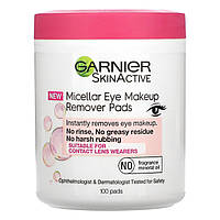 Палитра для макияжа Garnier, SkinActive, Micellar Eye Makeup Remover Pads, 100 Pads Доставка від 14 днів -