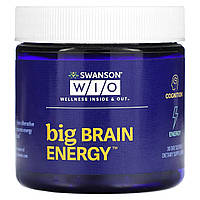 Энергетик Swanson WIO, Big Brain Energy, 30 Capsules Доставка від 14 днів - Оригинал