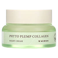 Ночное увлажняющее средство Mizon, Phyto Plump Collagen, Night Cream, 1.69 fl oz (50 ml) Доставка від 14 днів