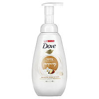 Пена для ванны Dove, Foaming Body Wash, Pampering, Shea Butter, 13.5 fl oz (400 ml) Доставка від 14 днів -