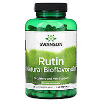 Рутин Swanson, натуральный биофлавоноид, 250 мг, 250 капсул Доставка від 14 днів - Оригинал