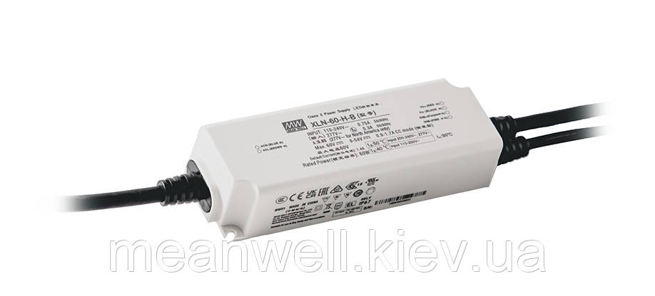 XLN-60-H-DA2 Блок живлення Mean Well 60W, 9~54V, 0.9~1.7A IP67, фото 1