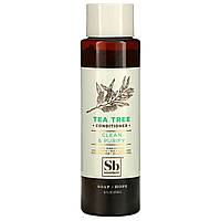 Кондиционер для волос Soapbox, Tea Tree Conditioner, Clean & Purify , 16 fl oz (473 ml) Доставка від 14 днів -