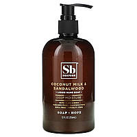 Рідке мило для рук Soapbox, Liquid Hand Soap, Coconut Milk & Sandalwood, 12 fl oz (354 ml), оригінал. Доставка від 14 днів