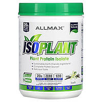 Растительный протеин Allmax, изопланта, изолят овощной белок, ваниль, 600 г (1,32 фунта) Доставка від 14 днів