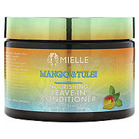 Кондиционер для волос Mielle, Nourishing Leave-In Conditioner, Mango & Tulsi, 12 oz (340 g) Доставка від 14