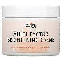 Ночное увлажняющее средство Reviva Labs, Multi-Factor Brightening Creme, 2 oz (55 g) Доставка від 14 днів -