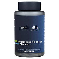 Препарат с витаминами группы В ProHealth Longevity, Nicotinamide Riboside Pro 500, 250 mg, 60 Capsules