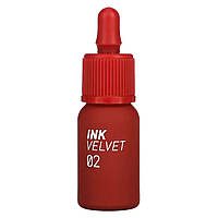 Корейское средство для ухода за губами Peripera, Ink Velvet Lip Tint, 02 Celeb Deep Rose, 0.14 oz (4 g)