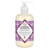 Жидкое мыло для рук Nubian Heritage, Lavender & Wildflowers, Liquid Hand Soap, 12 fl oz (355 ml) Доставка від
