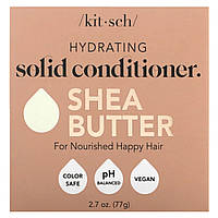 Кондиционер для волос Kitsch, Hydrating Solid Conditioner Bar, Sugared Amber & Shea, 2.7 oz (77 g) Доставка