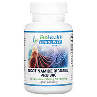 Препарат с витаминами группы В ProHealth Longevity, Nicotinamide Riboside Pro 300, 30 Capsules Доставка від 14