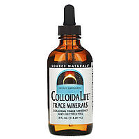 Остаточные минералы Source Naturals, ColloidaLife, микроэлементы, 118,28 мл (4 жидк. унции) Доставка від 14