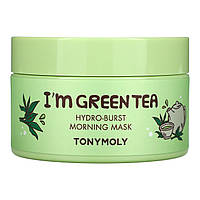 Увлажняющая маска Tony Moly, I'm Green Tea, Hydro-Burst Morning Beauty Mask, 3.52 oz (100 g) Доставка від 14