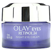 Крем для век Olay, Eyes, Retinol24, Night Eye Cream, 0.5 fl oz (15 ml) Доставка від 14 днів - Оригинал