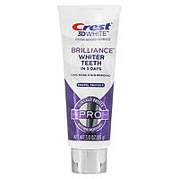 Отбеливающая зубная паста Crest, 3D White, Brilliance, Fluoride Anticavity Toothpaste, Enamel Protect, 3 oz