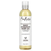 Кокосовое масло SheaMoisture, 100% Virgin Coconut Oil, Daily Hydration Body Oil, 8 fl oz (237 ml) Доставка від