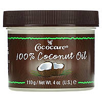 Кокосова олія Cococare, 100% Coconut Oil, 4 oz (110 g), оригінал. Доставка від 14 днів