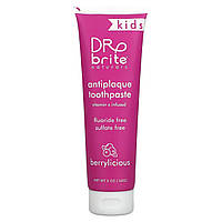 Детская зубная паста Dr. Brite, Kid's, Antiplaque Toothpaste, Berrylicious, 5 oz (142 g) Доставка від 14 днів