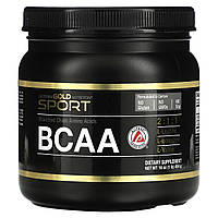 Аминокислоты BCAA California Gold Nutrition, Порошок BCAA, AjiPure, аминокислоты с разветвленными цепями, 454