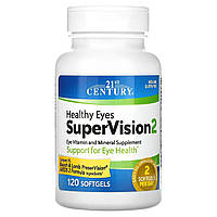 Препарат для очей 21st Century, Healthy Eyes SuperVision2, 120 Softgels, оригінал. Доставка від 14 днів