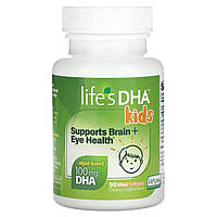Препарат для глаз Life's DHA, Kids, Brain + Eye Health, 100 mg, 90 Mini Softgels Доставка від 14 днів -