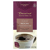 Травяной чай Teeccino, Roasted Herbal Tea, Mocha, Caffeine Free, 25 Tea Bags, 5.3 oz (150 g) Доставка від 14