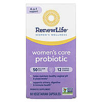 Пробиотическая формула Renew Life, Ultimate Flora, женский пробиотик для вагинального здоровья, 50 млрд КОЕ,