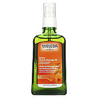 Суміш олій для тіла і масажу Weleda, Arnica Muscle Massage Oil, 3.4 fl oz (100 ml), оригінал. Доставка від 14 днів