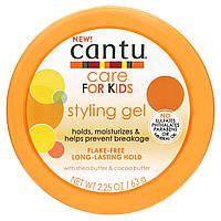 Гель для укладання волосся Cantu, Care For Kids, Control & Go Styling Gel, 2.25 oz (63 g), оригінал. Доставка від 14 днів