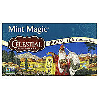 Травяной чай Celestial Seasonings, Herbal Tea, Mint Magic, Caffeine Free, 20 Tea Bags, 1.4 oz (41 g) Доставка