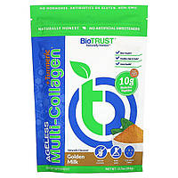 Коллаген BioTRUST, Ageless Multi-Collagen + Turmeric, Golden Milk, 10.7 oz (304 g) Доставка від 14 днів -