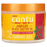 Гель для укладки волос Cantu, Jamaican Black Castor Oil, Taming Gel, 4 oz (113 g) Доставка від 14 днів -