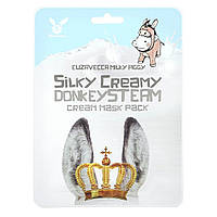 Увлажняющая маска Elizavecca, Milky Piggy, Silky Creamy Donkey Steam Cream Beauty Mask Pack, 10 Sheets, 0.88