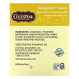 Трав'яний чай Celestial Seasonings, Herbal Tea, Sleepytime Honey, Caffeine Free, 20 Tea Bags 1 oz (29 g), оригінал. Доставка з, фото 2